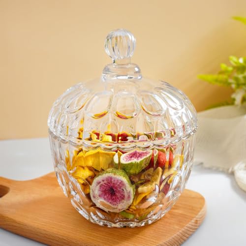 22 oz Glass Candy Jar with Lid