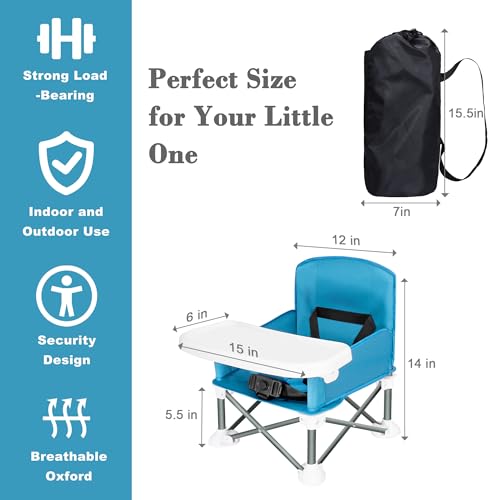 Portable Toddler Booster Seat for Indoor Outdoor Use