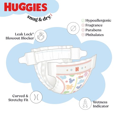 Huggies Size 5 Snug & Dry Diapers, 25 Count