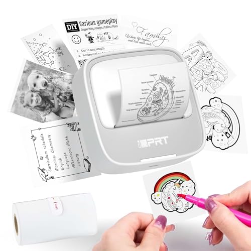 Portable Sticker Maker Machine with Sticker Paper, Mini Printer