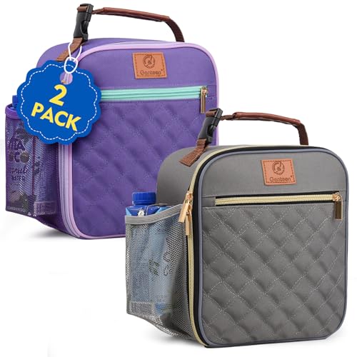 Insulated Leakproof Lunch Bag with Bottle Holder