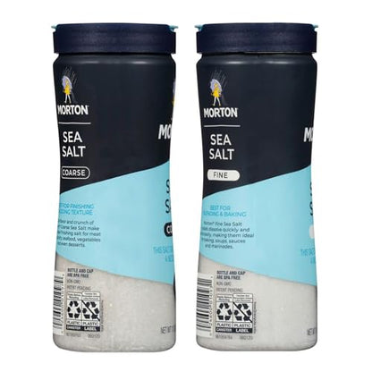 Morton Sea Salt Fine & Coarse 2-Pack