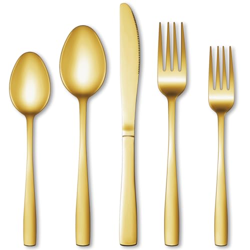 40 Piece Stainless Steel Silverware Set for 8