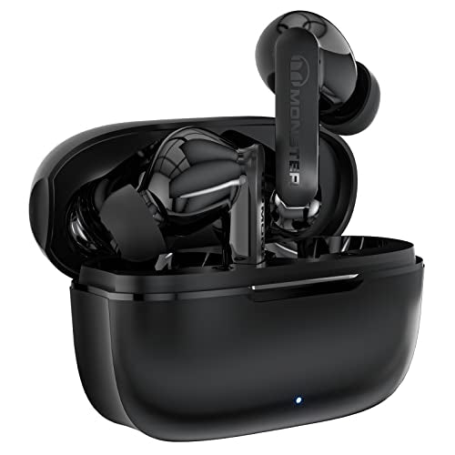 Monster Wireless Earbuds Bluetooth 5.3 IPX8 Noise Cancelling