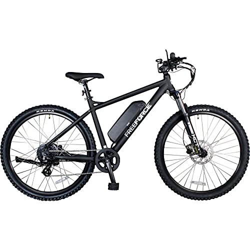 FREEFORCE Fairmount 20-in Electric Commuter Bike | Hybrid e-Bike for Adults, Thumb Throttle and Pedal Assist | for Urban City Commuting to Work or School | Matte Black