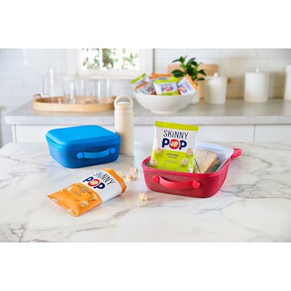 18 Packs SkinnyPop White Original And Cheddar Cheese Popcorn