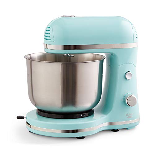 DASH 3.5 Quart Compact Stand Mixer with Attachments