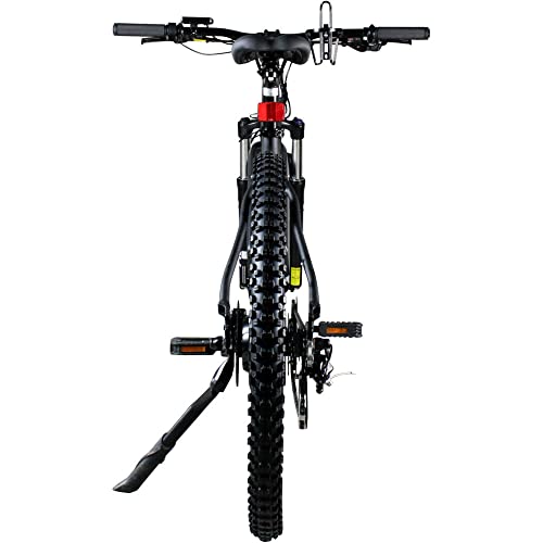 FREEFORCE Fairmount 20-in Electric Commuter Bike | Hybrid e-Bike for Adults, Thumb Throttle and Pedal Assist | for Urban City Commuting to Work or School | Matte Black
