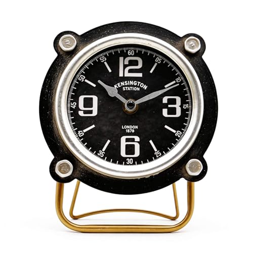 Steampunk Industrial Metal Vintage Table Clock
