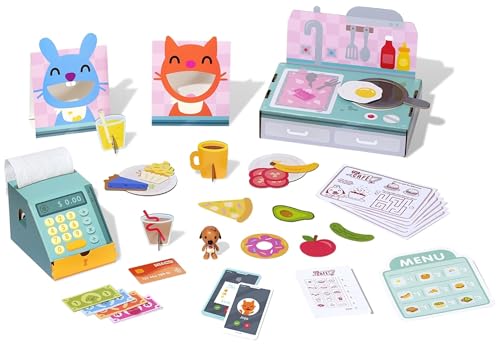 Sago Mini Pet Café Pretend Play Kitchen Set