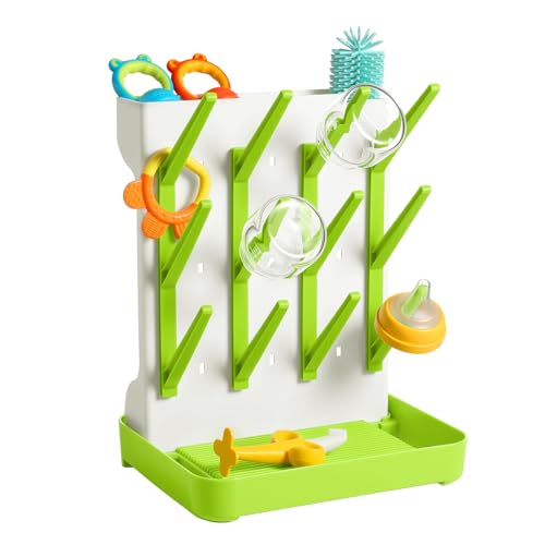 12 Bottle Vertical Baby Bottle Drying Rack