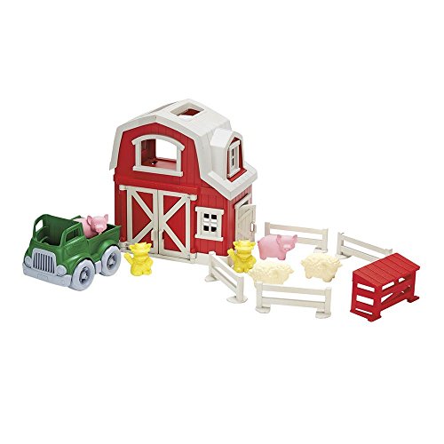 Green Toys 13 Piece Farm Playset