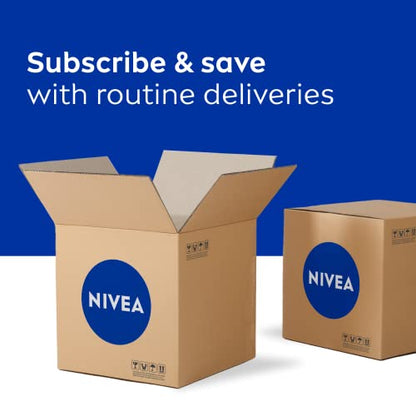 NIVEA Essentially Enriched Body Lotion for Dry Skin - Pack of 6, 2.5 fl. oz. Travel Size Toiletries