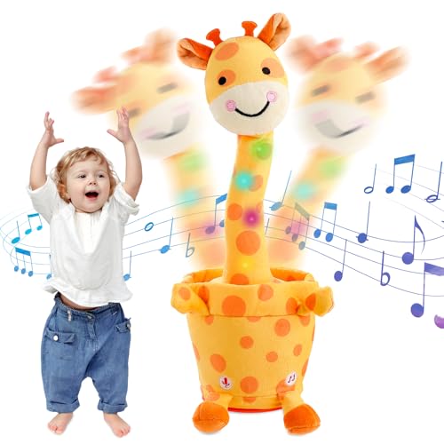 Talking Dancing Giraffe Plush Repeating Toy