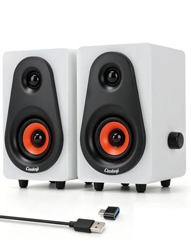 USB Powered Desktop Stereo Computer Speakers
