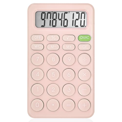 Basic 8-Digit Handheld Calculator with LCD Display