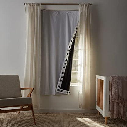 Portable Blackout Curtain Shade, 50" x 78"
