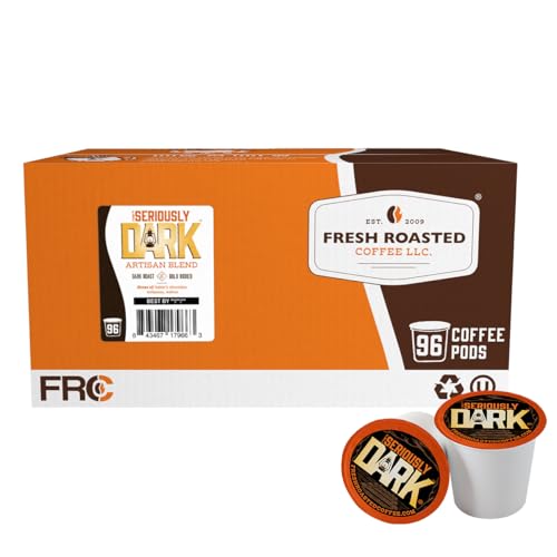 96 Count Dark Roast Coffee Pods for K-Cup Brewers