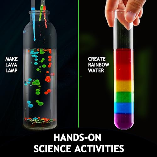 Japace 100+ Experiments Science Kit for Kids Age 4-12 Year Old, Cool Boy Christmas Birthday Gift Ideas, Chemistry and Physics Set Toys for Boys Girls