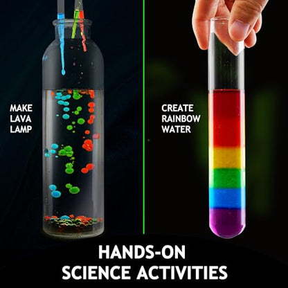 Japace 100+ Experiments Science Kit for Kids Age 4-12 Year Old, Cool Boy Christmas Birthday Gift Ideas, Chemistry and Physics Set Toys for Boys Girls