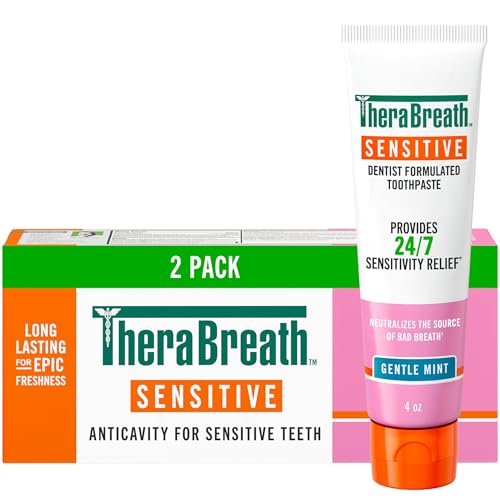 2 Pack TheraBreath Sensitive Teeth Toothpaste