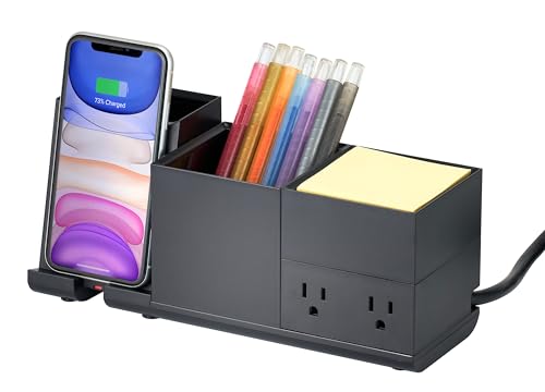 Bostitch Wireless Charging Desk Organizer Kit with Cups