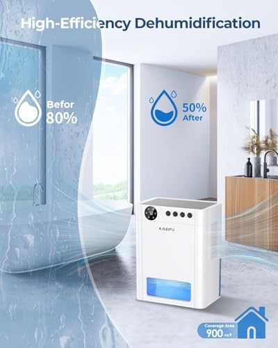 AMEIFU Quiet Dehumidifier for Home & RV