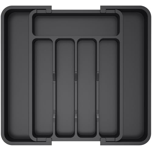 Lifewit Expandable Silverware Drawer Organizer Utensil Tray