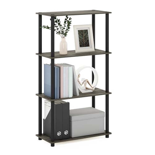 Furinno 4-Tier Turn-N-Tube Multipurpose Shelf Rack