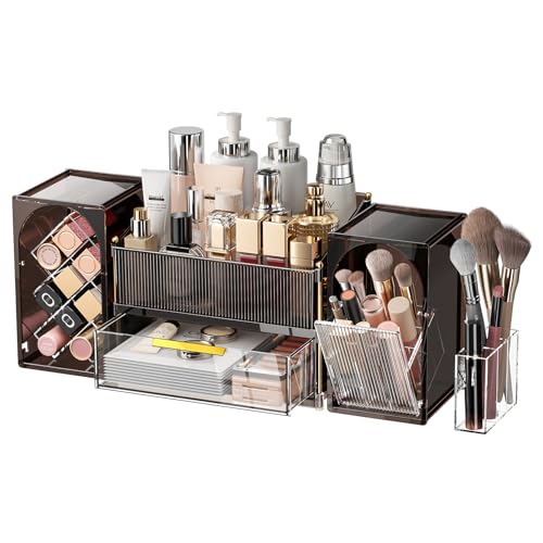 Makeup Organizer with Drawers Cosmetic Storage Box