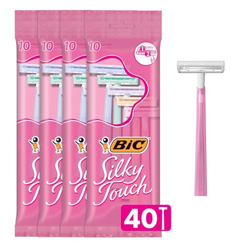 40 Pack BIC Silky Touch Women's Disposable Razors