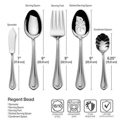 Mikasa Regent Bead Flatware Set for 12