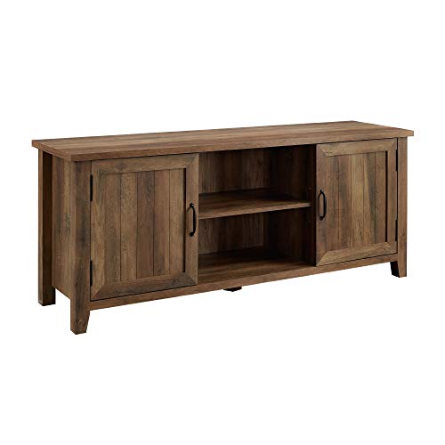 Walker Edison 65 Inch TV Stand with Grooved Doors