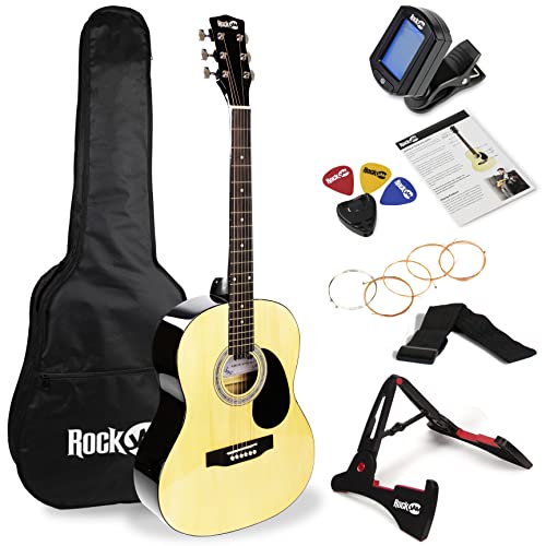 6 Pack Acoustic Guitar Starter Kit with Accessories