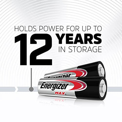 Energizer AA Batteries, Max Double A Battery Alkaline, 24 Count