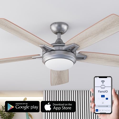 Prominence Home 52" Smart Ceiling Fan with Light