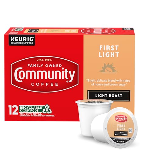 12 Count Community Coffee First Light K-Cup Pods