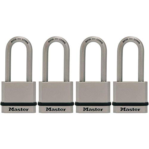 4 Pack Master Lock Magnum Keyed Alike Padlocks