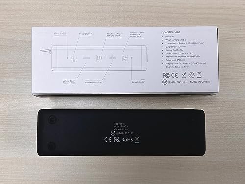 Raymate 20W Waterproof Bluetooth Speaker with HiFi Sound