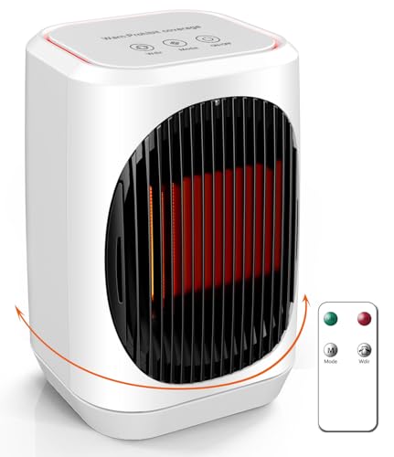 1500W Oscillating Electric Space Heater with Remote