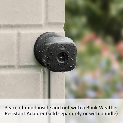 All-New Blink Mini 2 — Plug-in smart security camera, HD night view in color, built-in spotlight, two-way audio, motion detection, Works with Alexa — 3 cameras (Black)