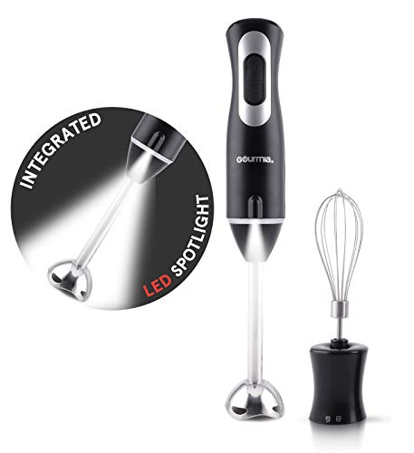 12 Speed Immersion Hand Blender with Whisk, Turbo Mode