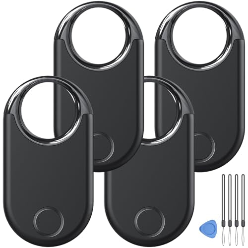 4 Pack Bluetooth Key Finder Tracker for Apple iOS