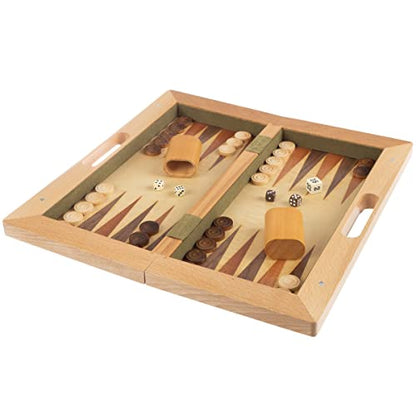 3-in-1 Chess, Backgammon, Checkers Travel Set