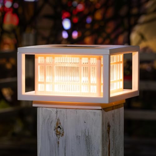 2 Pack Solar LED Deck Fence Post Lights