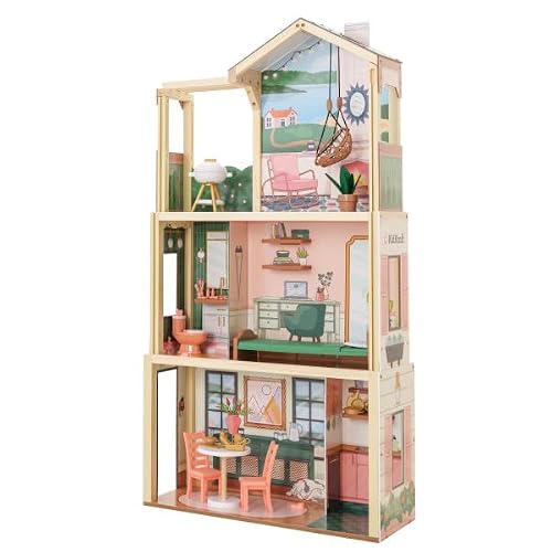50 Piece KidKraft Pop-Up Wooden Dollhouse