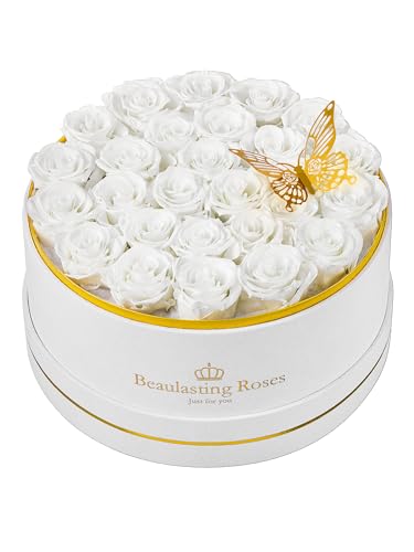 27 Preserved Real Roses in Gift Box