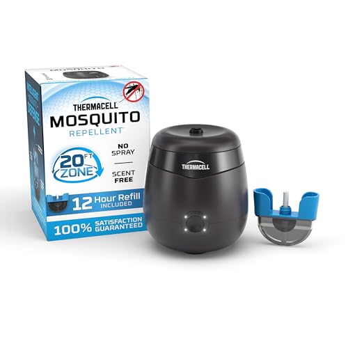Thermacell E55 Rechargeable Mosquito Repeller, 12-Hour Protection