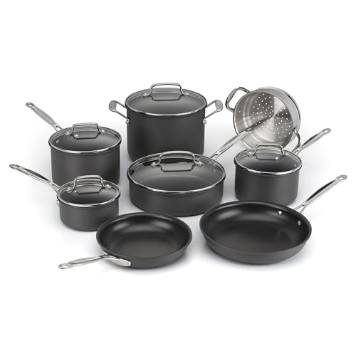 13 Piece Cuisinart Nonstick Hard Anodized Cookware Set
