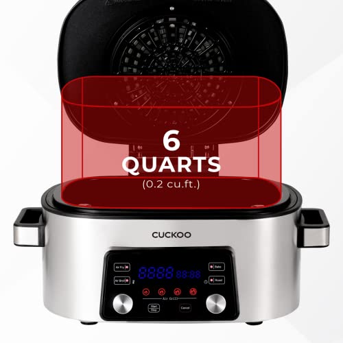 CUCKOO Air Grill with Recipe Book & Accessories